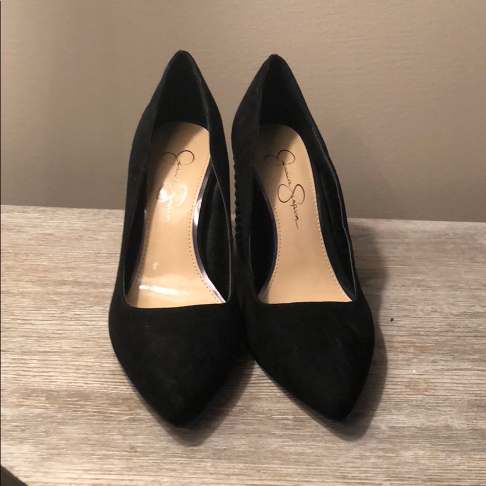 Jessica Simpson suede studded pumps...NWOT